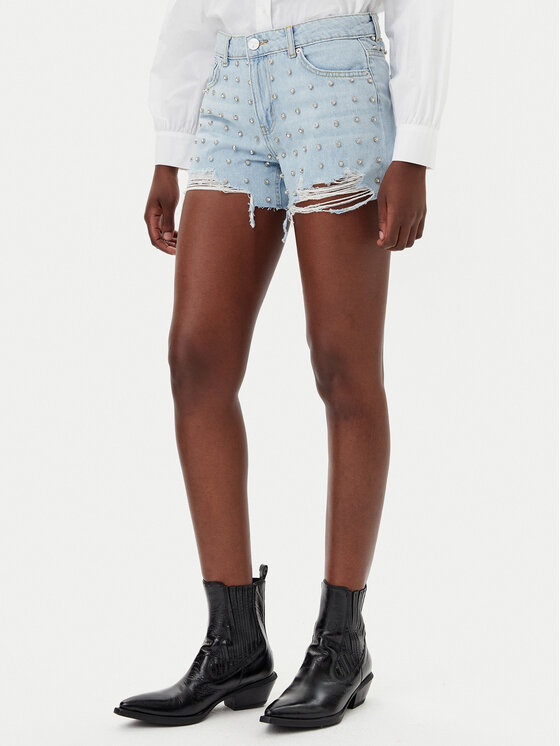 Fracomina Fracomina Jeansshorts FR25SV6013D419R9 Blau Regular Fit