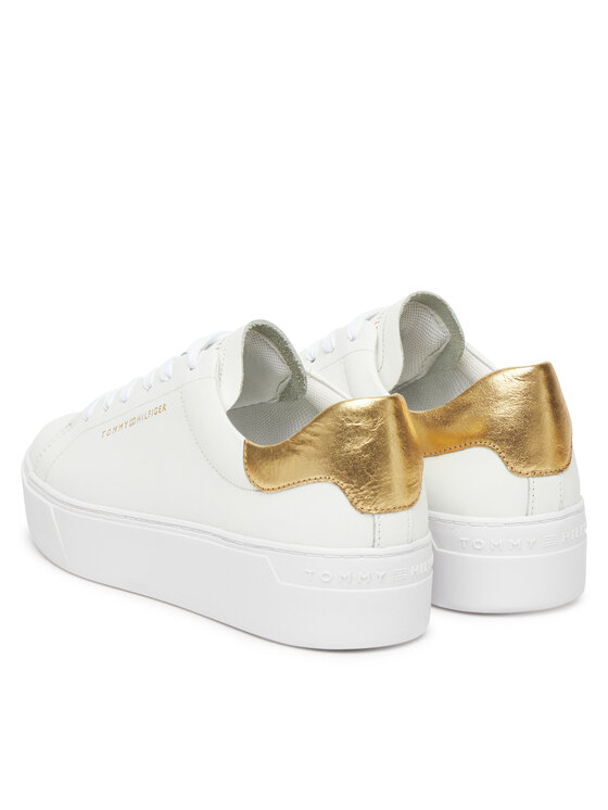 Tommy Hilfiger Tommy Hilfiger Sneakersy Essential Platform Court Sneaker FW0FW08756 Biały