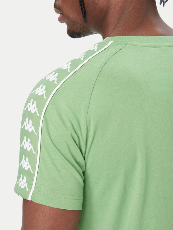 Kappa Kappa T-Shirt Banda Coen 303UV10 Πράσινο Slim Fit