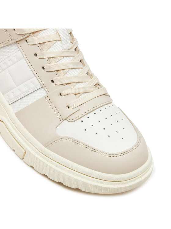 Tommy Jeans Tommy Jeans Снікерcи The Brooklyn Mid Top EN0EN02579 Écru