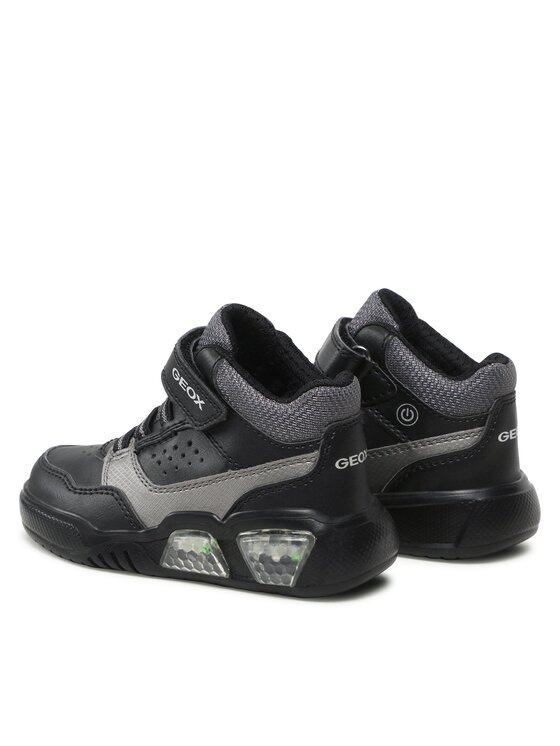 Geox Geox Sneakersy J Illuminus Boy J36GVB 05411 C0005 M Czarny