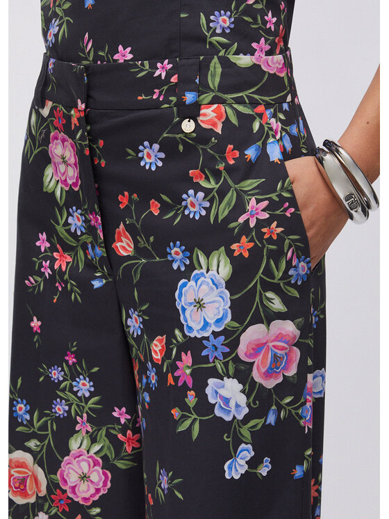 Liu Jo Liu Jo Pantaloni di tessuto CA6358T589AP9631 Nero Regular Fit