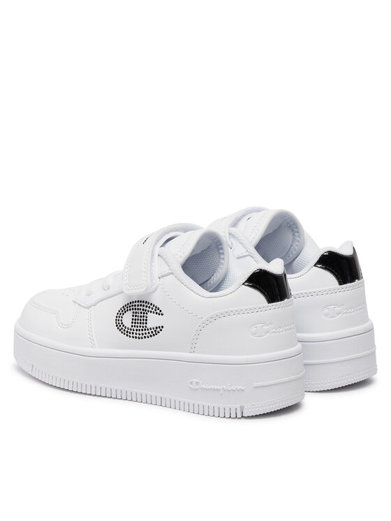 Champion Champion Laisvalaikio batai Rebound Platform Glitter G Ps Low Cut Shoe S32830-CHA-WW009 Balta