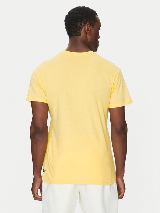 INDICODE INDICODE T-shirt Kloge 40-915 Žuta Regular Fit