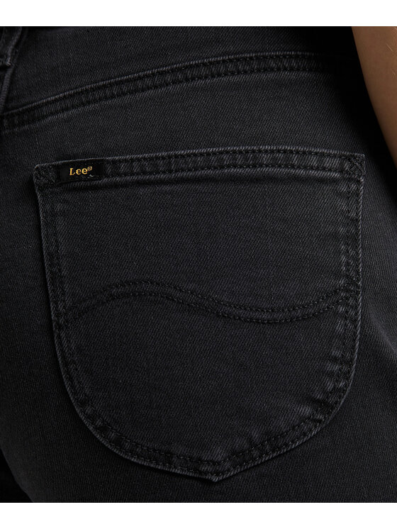 Lee Lee Jeansy L30UPCMM Czarny Regular Fit