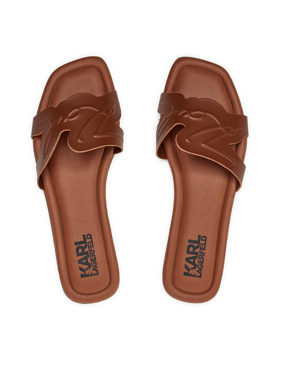 KARL LAGERFELD KARL LAGERFELD Natikače KL85408 Smeđa