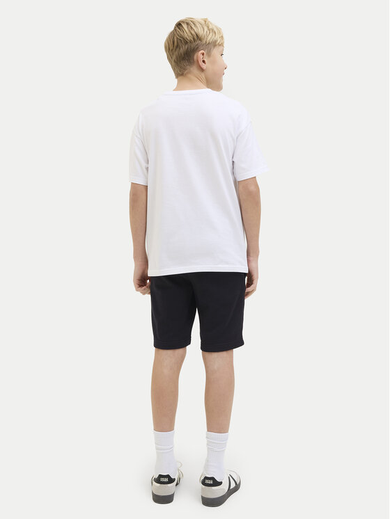 Jack & Jones Junior Jack & Jones Junior Sportovní kraťasy Gordon 12270663 Černá Slim Fit