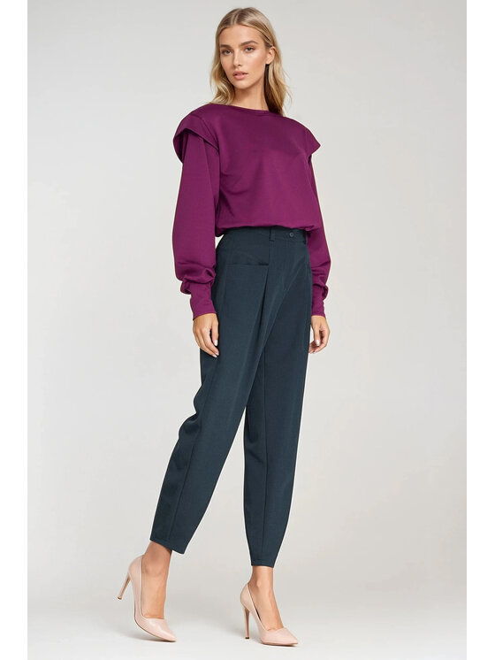 NIFE NIFE Dámské kalhoty SD120 Tmavomodrá Baggy Fit