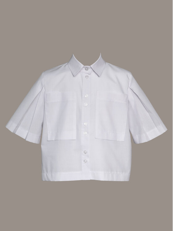 SLY SLY Koszula 4S-113 Biały Comfortable Fit