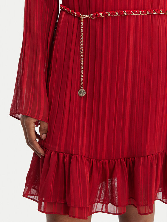 Guess Guess Kleid für den Alltag W6RK37 WJ712 Rot Regular Fit