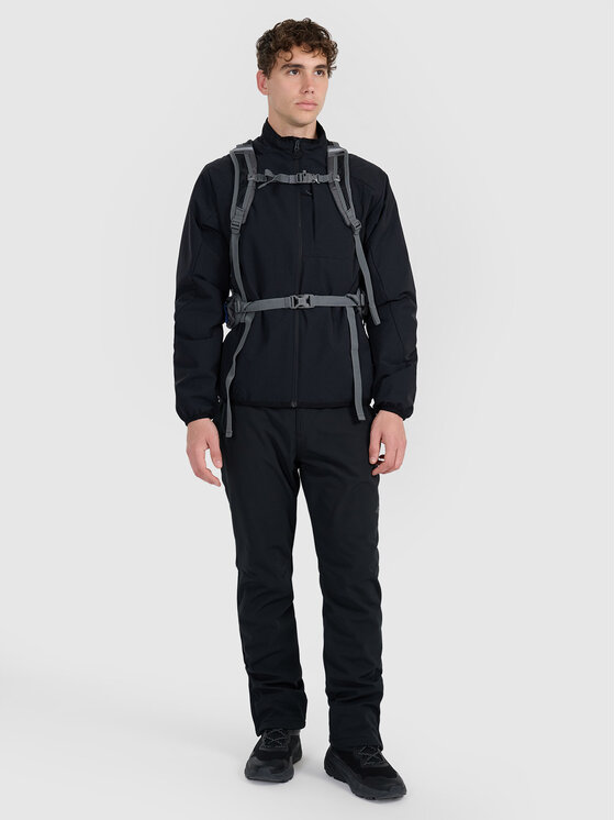 4F 4F Kurtka wielofunkcyjna HALNY Czarny Regular Fit