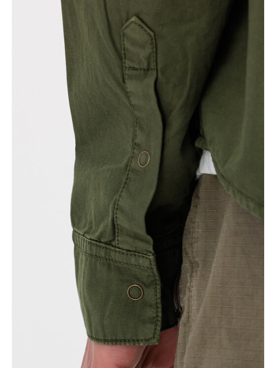 Alpha Industries Alpha Industries Koszula AI.138420-142-XXL Khaki Regular Fit
