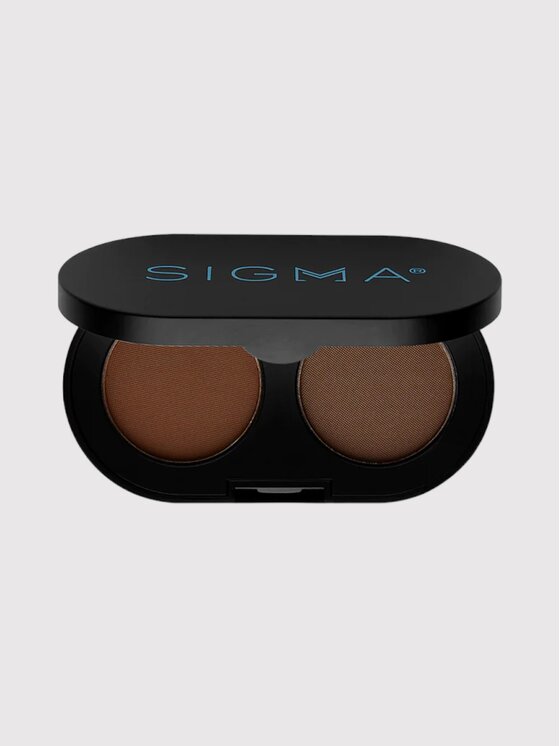 SIGMA Beauty SIGMA Beauty Color + Shape Brow Powder Duo Kredka do brwi Dark