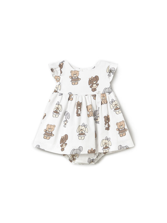 Mayoral Letné šaty 1869 Biela Regular Fit