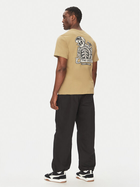 Element Element Póló ELYZT00519 Khaki Regular Fit