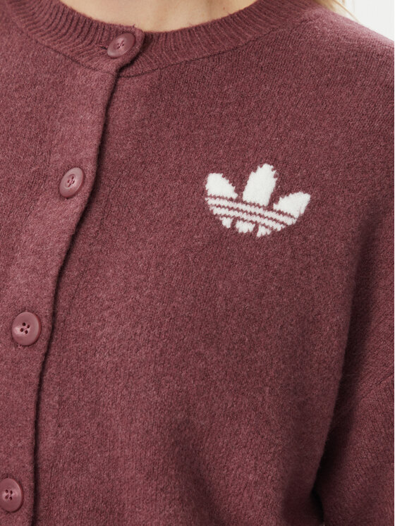 adidas adidas Pletena jopica Essentials IA4454 Temno rožnata Loose Fit
