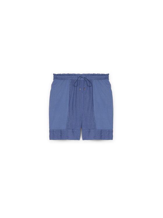 Fiorella Rubino Fiorella Rubino Szorty materiałowe P123T004818N024 Niebieski Regular Fit