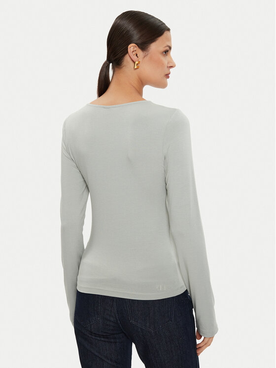 Gina Tricot Gina Tricot Palaidinė 23221 Pilka Slim Fit