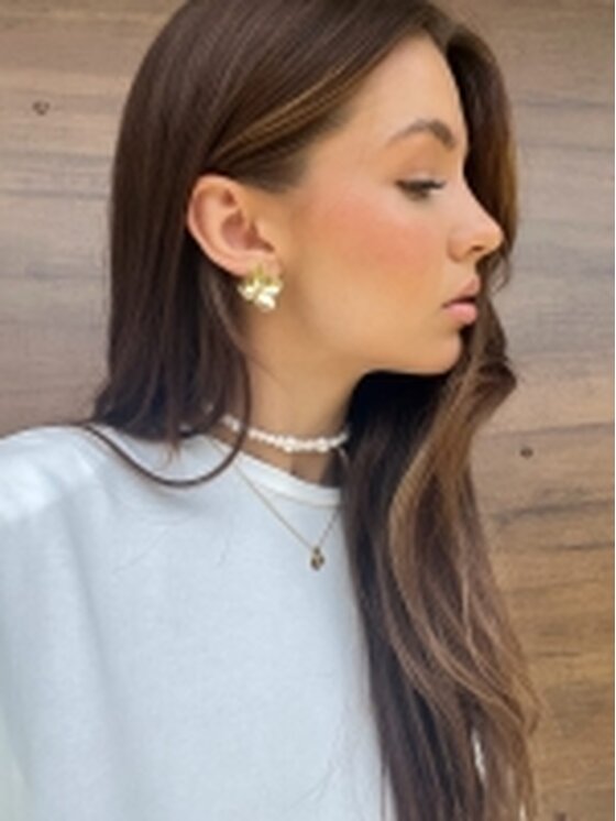 Alicja&Maria Jewellery Alicja&Maria Jewellery Kolczyki Jasmine Żółte złoto