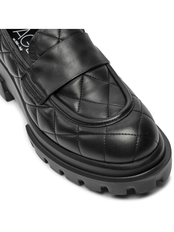 AGL AGL Loafers Celeste Matelasse D756033PGKA0761013 Μαύρο
