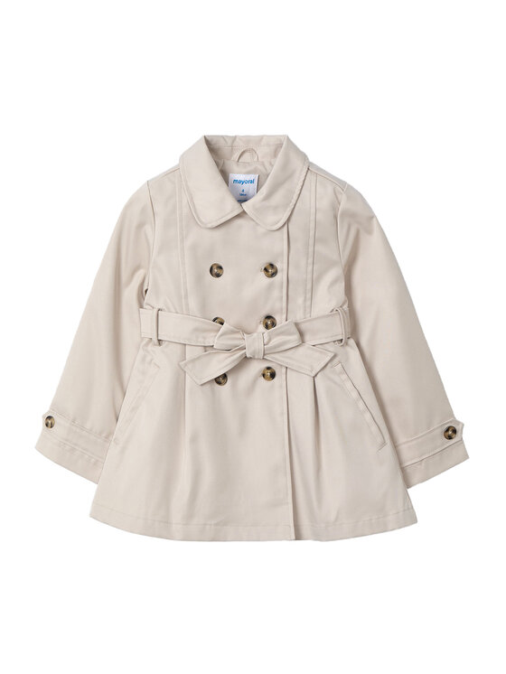 Mayoral Mayoral Tenchcoat 3413 Beige Regular Fit