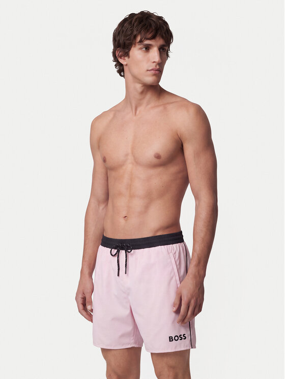 BOSS BOSS Pantaloncini da bagno Starfish 50514429 Rosa chiaro Regular Fit