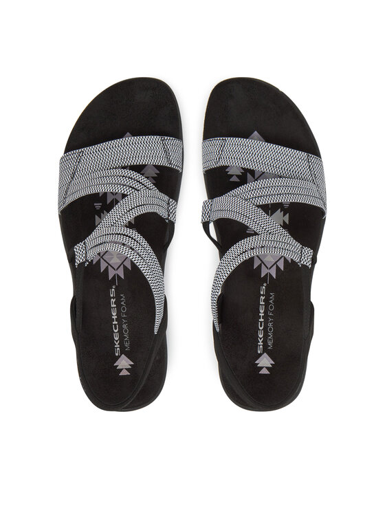 Skechers Skechers Босоніжки Reggae Slim-Skech Appeal 41180/BKW Чорний