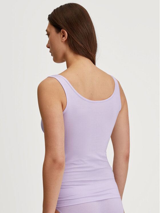 Calida Calida Koszulka piżamowa 12175 Fioletowy Slim Fit