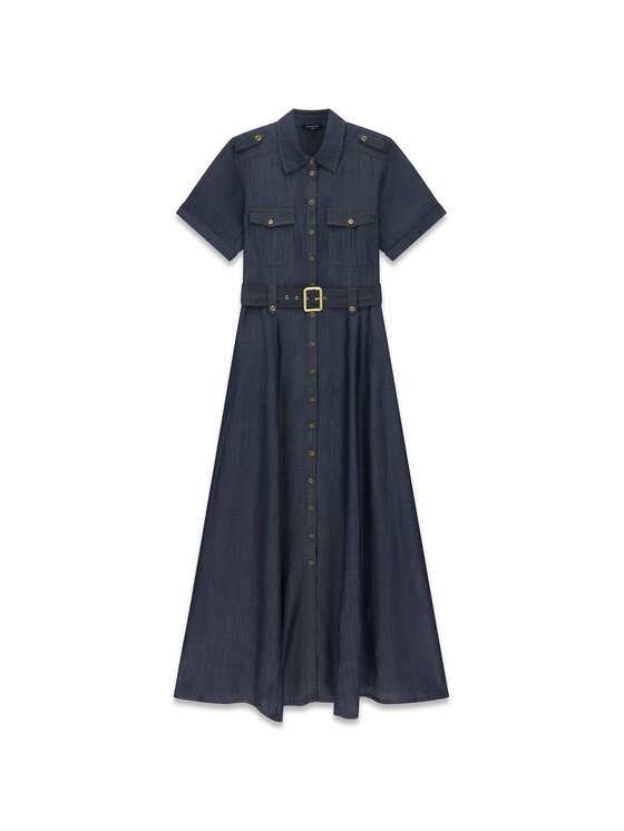 Marciano Guess Marciano Guess Kleid für den Alltag 181615 Blau Classic Fit