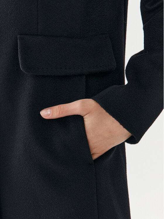 Weekend Max Mara Weekend Max Mara Vuneni kaput Tevere 2350161433 Crna Regular Fit