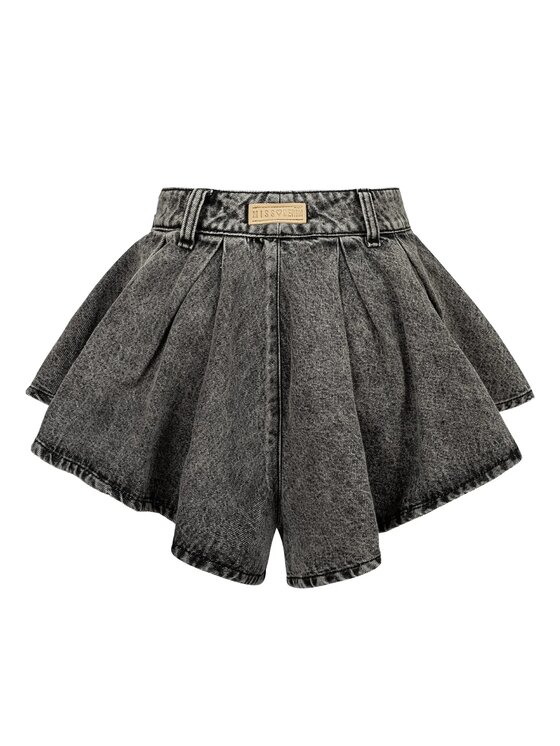 MissDenim MissDenim Szorty jeansowe Skorts Szary Regular Fit
