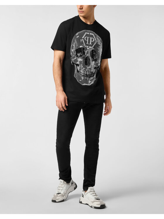 PHILIPP PLEIN PHILIPP PLEIN T-Shirt 27083 Czarny Regular Fit