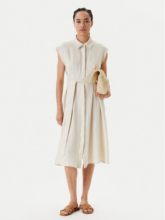 United Colors Of Benetton United Colors Of Benetton Sommerkleid 4AGHDV0B1 Beige Regular Fit