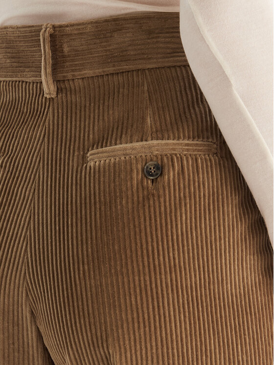 Weekend Max Mara Weekend Max Mara Штани з тканини Tania 2525136092 Коричневий Wide Leg