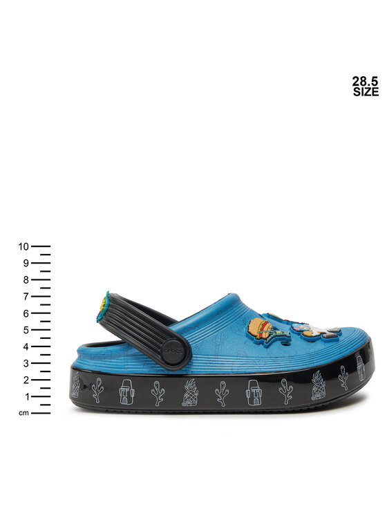 Crocs Crocs Natikače Spongebob Multi Off Court Clg K 209823 Crna