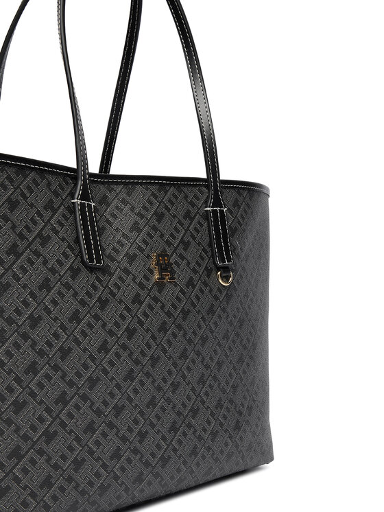 Tommy Hilfiger Tommy Hilfiger Handtasche Th Monoplay AW0AW17696 Schwarz