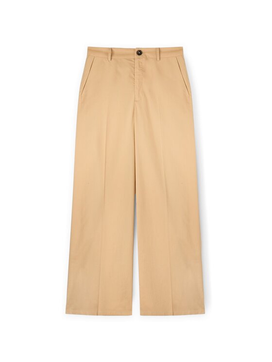 Motivi Motivi Pantaloni di tessuto P296Q103971N012 Écru Over Fit