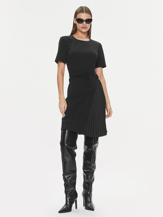 DKNY DKNY Sukienka codzienna DD3K1461 Czarny Regular Fit