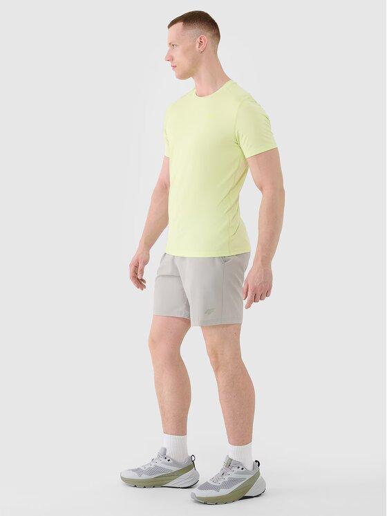 4F 4F Pantaloncini sportivi 4FWSS25TFSHM0912-44S Verde Regular Fit