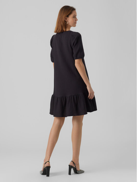 Vero Moda Vero Moda Ikdienas kleita Natali 10279682 Melns Regular Fit