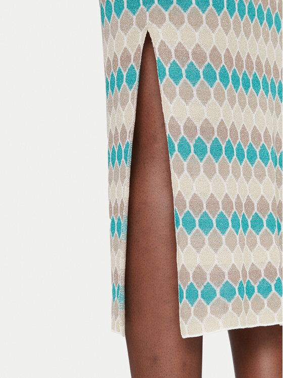Fracomina Fracomina Strickkleid FS25SD5006K414F8 Bunt Slim Fit