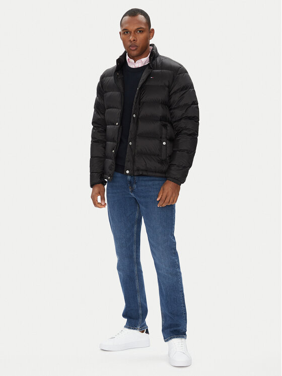 Tommy Jeans Tommy Jeans Пухено яке DM0DM21937 Черен Regular Fit