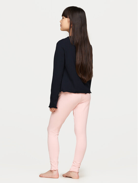 Tommy Hilfiger Tommy Hilfiger Σετ μπλουζάκι και κολάν Ls Pj Legging Set UG0UG00763 Σκούρο μπλε Regular Fit