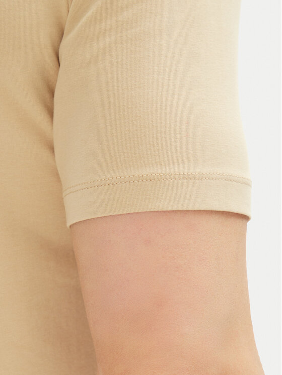 KARL LAGERFELD KARL LAGERFELD Tričko 755030 552235 Béžová Regular Fit