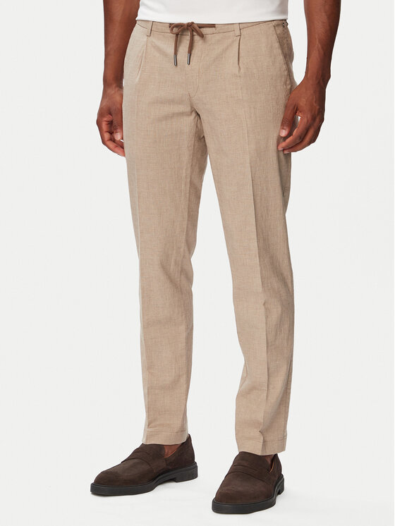 Bugatti Pantaloni chino 1950-16210E Bej Slim Fit