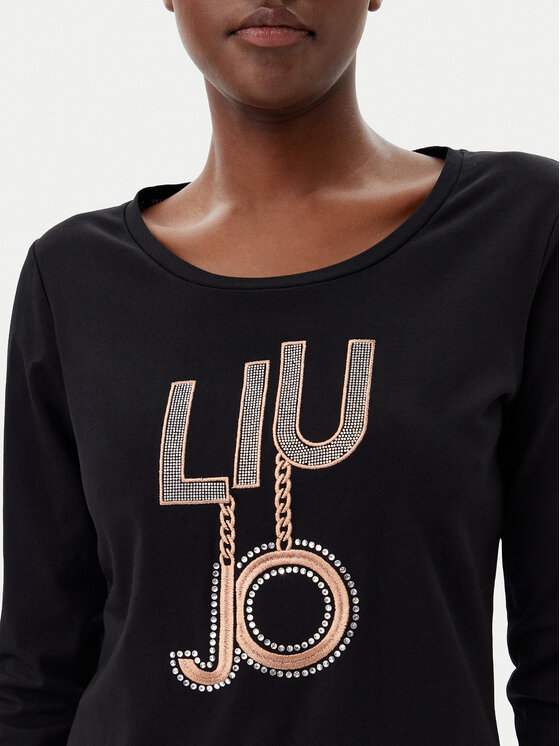 Liu Jo Sport Liu Jo Sport Блузка TF4206 JS088 Чорний Regular Fit