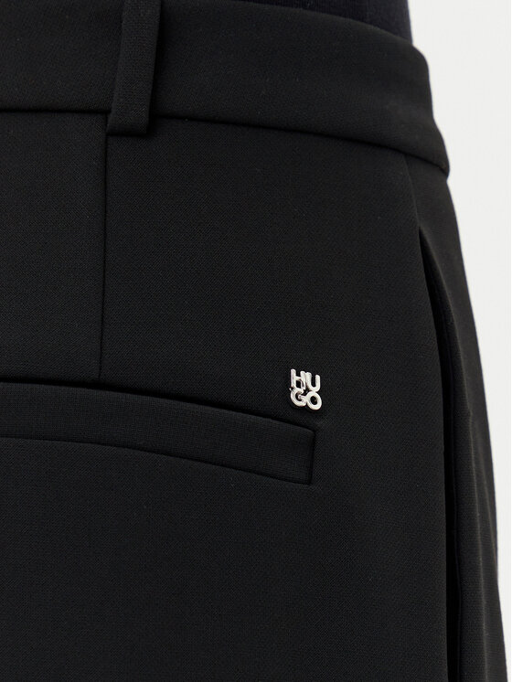 HUGO HUGO Pantaloni palazzo Hasmina 50542647 Nero Wide Leg
