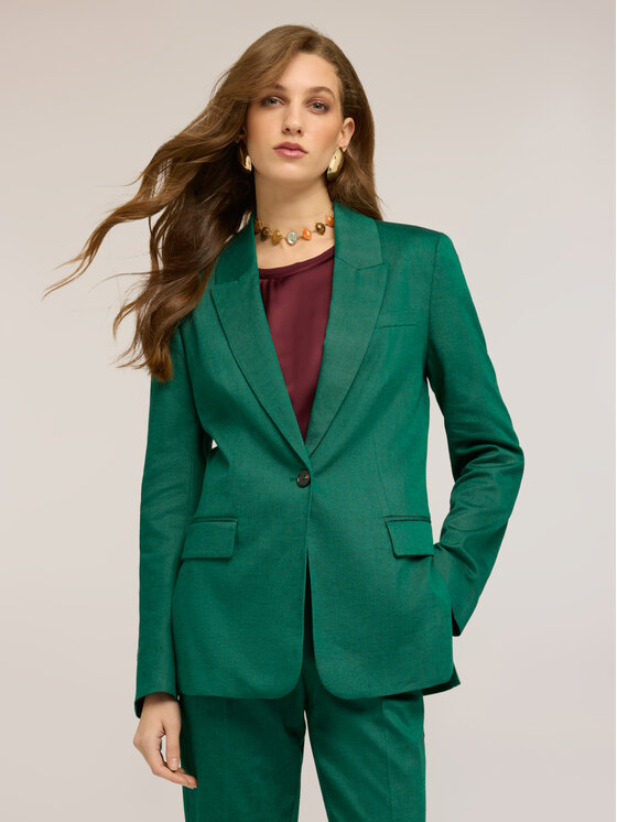 Motivi Motivi Giacca da abito Q060Q001077N035 Verde Regular Fit