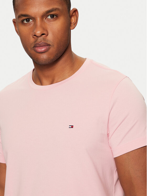 Tommy Hilfiger Tommy Hilfiger T-särk MW0MW10800 Roosa Slim Fit