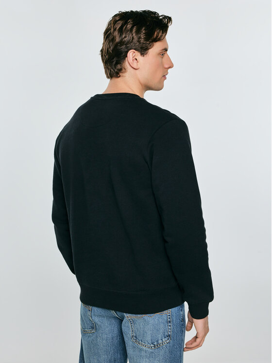 BIG STAR BIG STAR Bluza MARLTONES Czarny Basic Fit